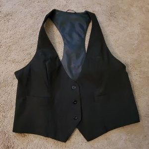 Black vest - 2XL stretch material
